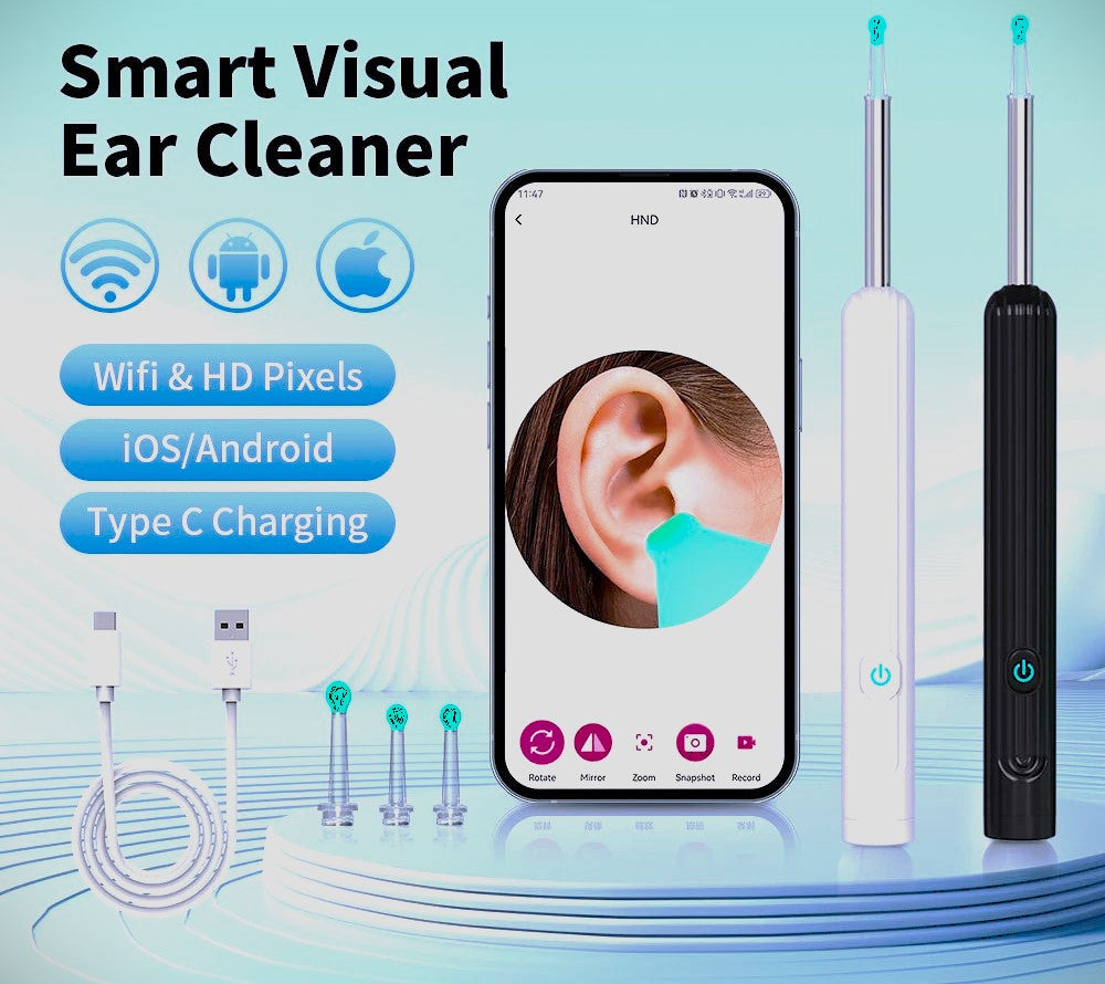 Nettoyeur D'oreilles Avec Caméra HD